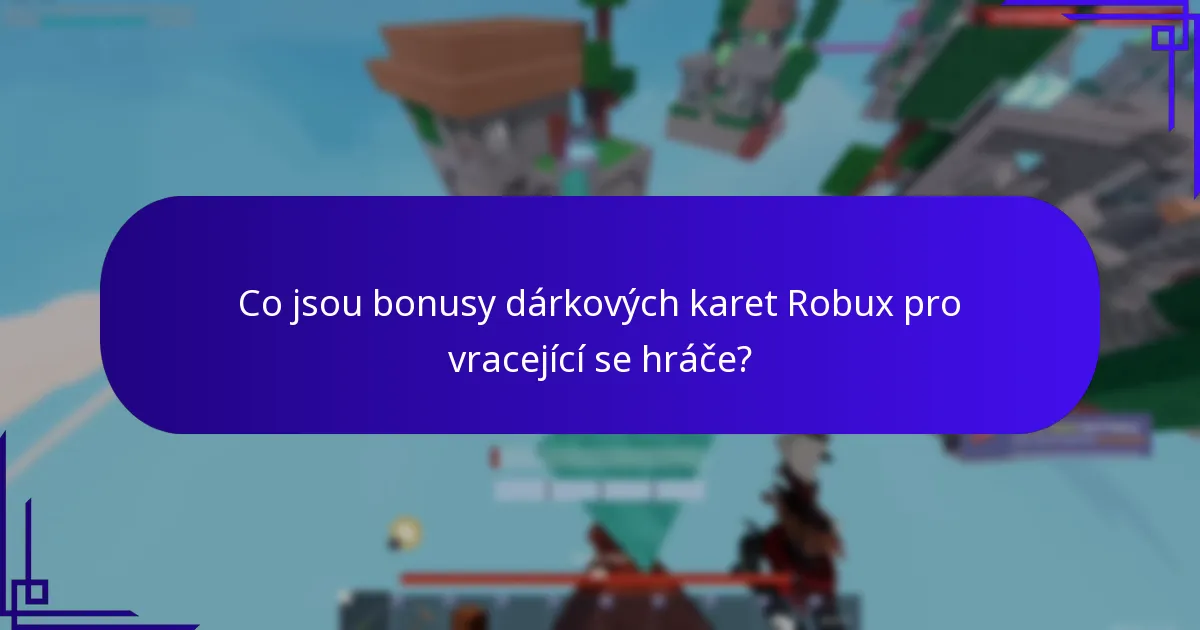 Jak fungují speciální nabídky na dárkové karty Robux?