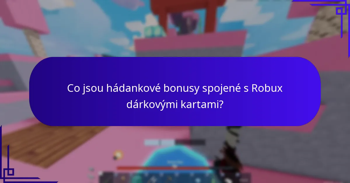 Co jsou lovy pokladů spojené s Robux dárkovými kartami?