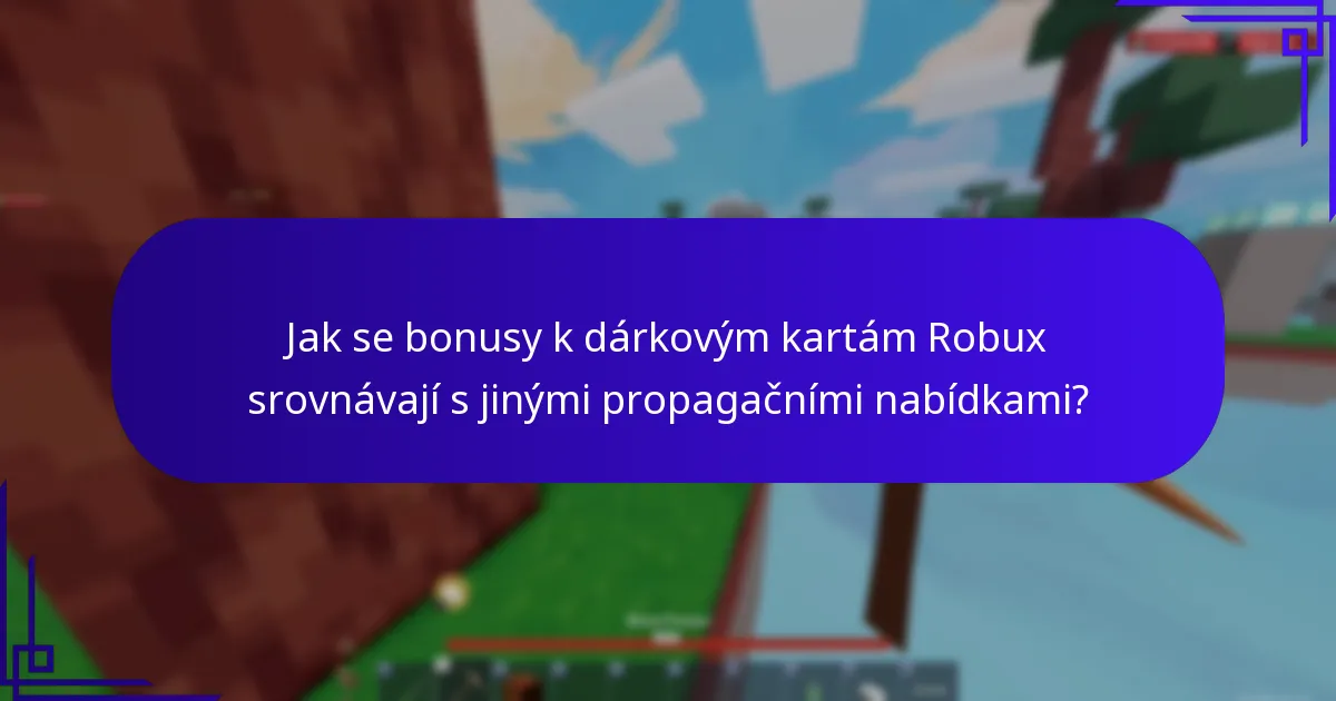 Jaké oslavy předměty lze získat prostřednictvím bonusů k dárkovým kartám Robux?